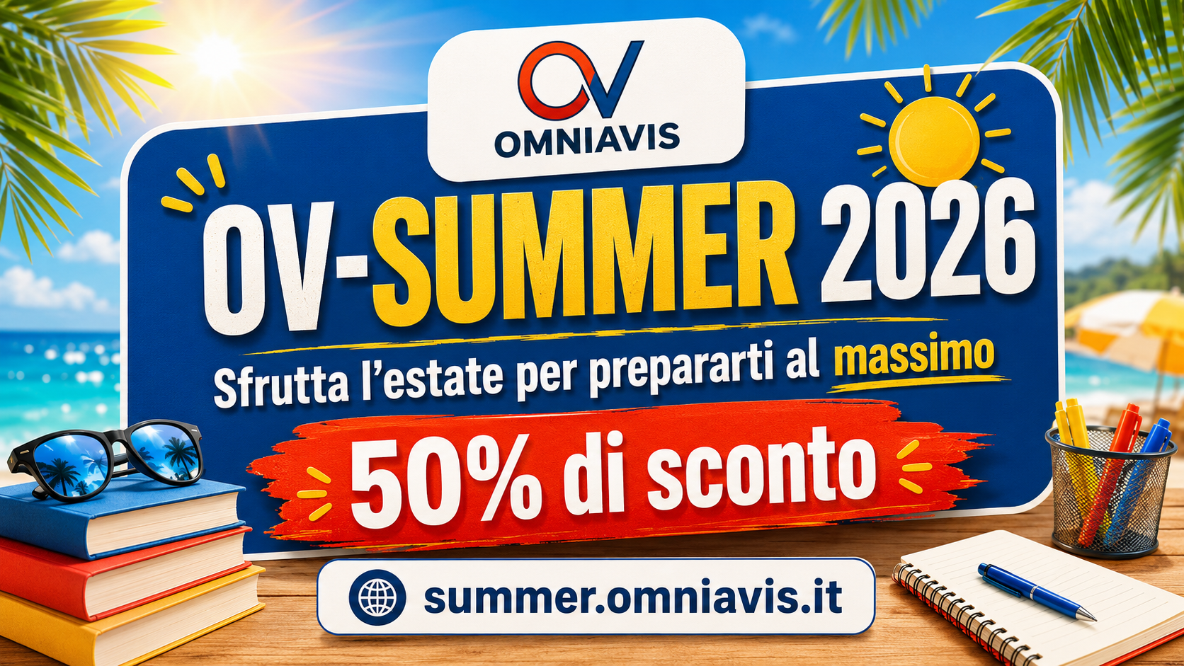 OV-SUMMER 2026 — 50% di sconto